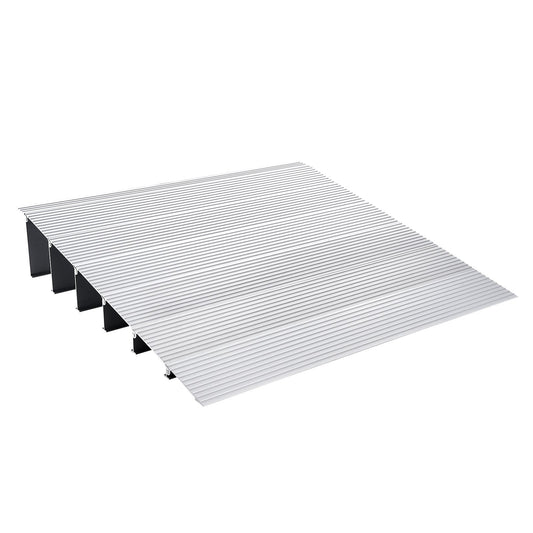 Aluminum Door Threshold Ramp 6" Rise 800lbs Wheelchair Scooter