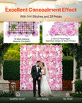 3D Flower Wall Panel 12pcs 15x15