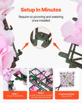 3D Flower Wall Panel 12pcs 15x15