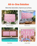 3D Flower Wall Panel 12pcs 15x15