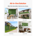Artificial Grass Wall Panels, 40 x 120 inch, Milan Grass Greenery Boxwood Panel for Indoor Outdoor Green Decor & Ivy Fence Covering, Privacy Backdrop Wall Hedge Screen for Garden