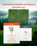 Artificial Grass Wall Panels 40x120inch Boxwood Hedge Privacy Screen