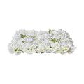 3D Flower Wall Panel, 24 PCS 15 x 15 inch, Artificial Floral Wall Background Mesh Backing Mat,Seamless Design&Easy Installation for Wedding Valentines Day Home Baby Party Backdrop Decor,White