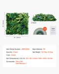 Artificial Grass Wall Panels 8pc 20x20 Boxwood Hedge Green Decor