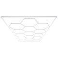 Hexagon LED Shop Ceiling Light 66300LM 15 Grid Honeycomb