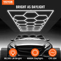 Hexagon LED Shop Ceiling Light 66300LM 15 Grid Honeycomb