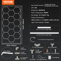Hexagon LED Shop Ceiling Light 66300LM 15 Grid Honeycomb