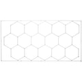 Hexagon LED Shop Ceiling Light 66300LM 15 Grid Honeycomb