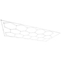 Hexagon LED Shop Ceiling Light 66300LM 15 Grid Honeycomb