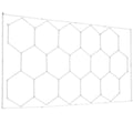 Hexagon LED Shop Ceiling Light 66300LM 15 Grid Honeycomb