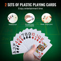 Poker Chip Set 300pc Clay Chips Cards Dice Carrying Case Texas Hold'em