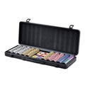 Poker Chip Set 500pc 14g Clay Chips Cards Dice Carrying Case
