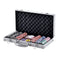 VEVOR Poker Chip Set 300pc 11.5g Casino Chips Cards Dice Aluminum Case