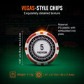 VEVOR Poker Chip Set 300pc 11.5g Casino Chips Cards Dice Aluminum Case