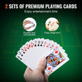 VEVOR Poker Chip Set 300pc 11.5g Casino Chips Cards Dice Aluminum Case