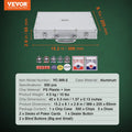 VEVOR Poker Chip Set 300pc 11.5g Casino Chips Cards Dice Aluminum Case