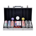 VEVOR Poker Chip Set 300pc 11.5g Casino Chips Cards Dice Aluminum Case