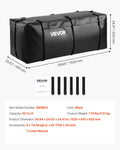 Hitch Cargo Carrier Bag Waterproof 840D 152x61x62cm 20 Cubic Feet