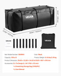 Hitch Cargo Carrier Bag 840D Waterproof 152x60.7x61cm 20 Cubic Feet