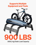 Overland Truck Bed Rack 125-172.5cm Adjustable Steel 408kg Load Tacoma