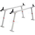 Truck Ladder Rack 363lbs Capacity Adjustable 19-34in Aluminum 8 C-clamps