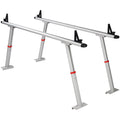 Truck Ladder Rack 363lbs Capacity Adjustable 19-34in Aluminum 8 C-clamps