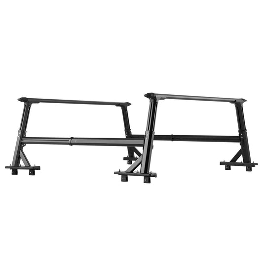Truck Ladder Rack 53.3-80cm Adjustable Aluminum Cargo Non-Drill