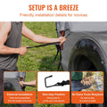 Truck Bed Tent 5.5-6ft Waterproof DOUBLE Layer 2-3 Person Camping