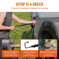 Truck Bed Tent 6.4-6.7ft Waterproof DOUBLE Layer 2-3 Person Camping