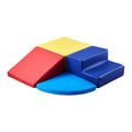 4pc Foam Climbing Toys Toddler 6m-3yr PU Leather Indoor Crawl Blocks