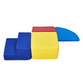 4pc Foam Climbing Toys Toddler 6m-3yr PU Leather Indoor Crawl Blocks