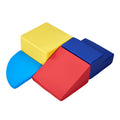 4pc Foam Climbing Toys Toddler 6m-3yr PU Leather Indoor Crawl Blocks