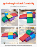 Climbing Blocks 5 Piece Foam Toddler Preschooler Soft Play Set