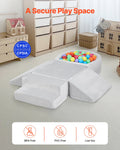Foam Climbing Blocks 5pc Set Toddler Baby Indoor Play Activity Crawl
