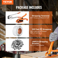 Banding Strapping Kit 100m PP Band 100 Metal Seals Tensioner Sealer