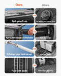 Diesel Heater 8KW 12V 24V Portable Bluetooth Remote Control LCD Tank