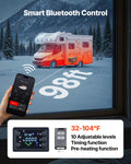 Diesel Heater 8KW 12V 24V Portable Bluetooth Remote Control LCD Tank