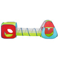 3 in 1 Kids Play Tent Tunnel Pop Up Playhouse Red Yellow Blue