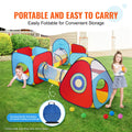 5in1 Kids Play Tent Tunnel Basketball Hoop Indoor Outdoor Playhouse