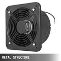 250mm Axial Exhaust Fan 2800RPM Industrial Metal Commercial Air Blower