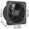 12 Inch 300MM Industrial Metal Axial Ventilation Extractor Fan