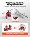 Brake Line Flaring Tool Kit 7.6m Copper Tube 20 Fittings Bender