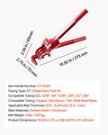 Brake Line Flaring Tool Kit 7.6m Copper Tube 20 Fittings Bender