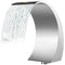 Stainless Steel Pool Fountain 17.7x11.8x23.6in Silver Waterfall