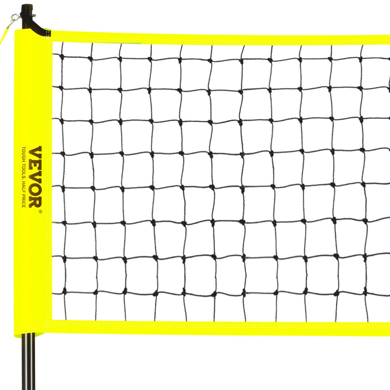 Portable Volleyball Net Set Adjustable Height Steel Poles Beach Backyard