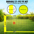 Portable Volleyball Net Set Adjustable Height Steel Poles Beach Backyard