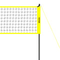 Portable Volleyball Net Set Adjustable Height Steel Poles Beach Backyard