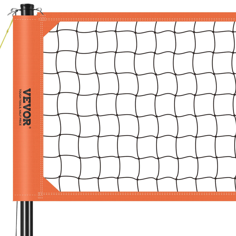 Portable Volleyball Net Set Adjustable Height Aluminum Poles Bag