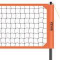 Portable Volleyball Net Set Adjustable Height Aluminum Poles Bag