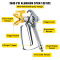 Airless Paint Spray Hose 50ft 1/4in 3600psi with Swivel Joint